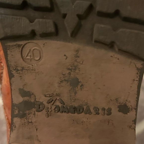 Dromedaris Women's Kara Combat Lace-up Comfort Boot with Inside Zip - Picture 14 of 14